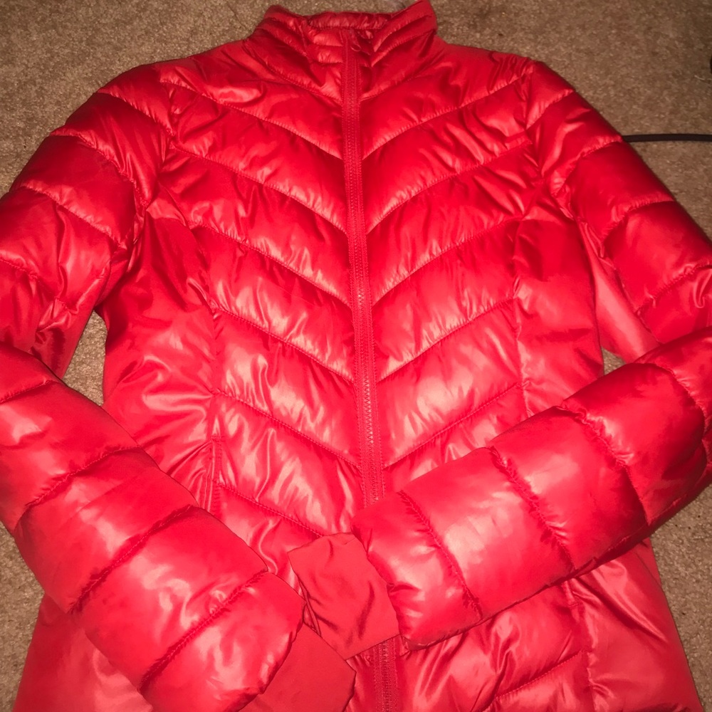 Red Bubble coat